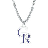 Colorado Rockies Primary Team Logo Necklace