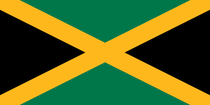 Jamaica Flag 3x5 ft - World Cup 2026 Outdoor Wall Flag