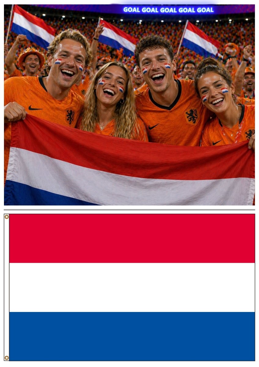 Gamedays Gear Country Flag 3x5 ft - World Cup 2026 Outdoor Wall Flag CF-190
