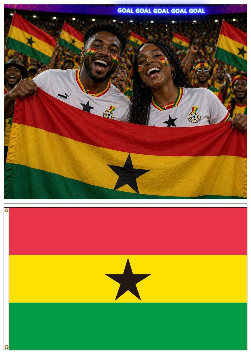 Gamedays Gear Country Flag 3x5 ft - World Cup 2026 Outdoor Wall Flag CF-190