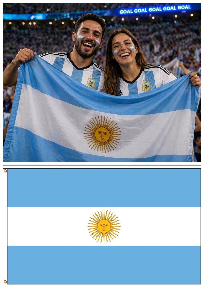 Gamedays Gear Country Flag 3x5 ft - World Cup 2026 Outdoor Wall Flag CF-190