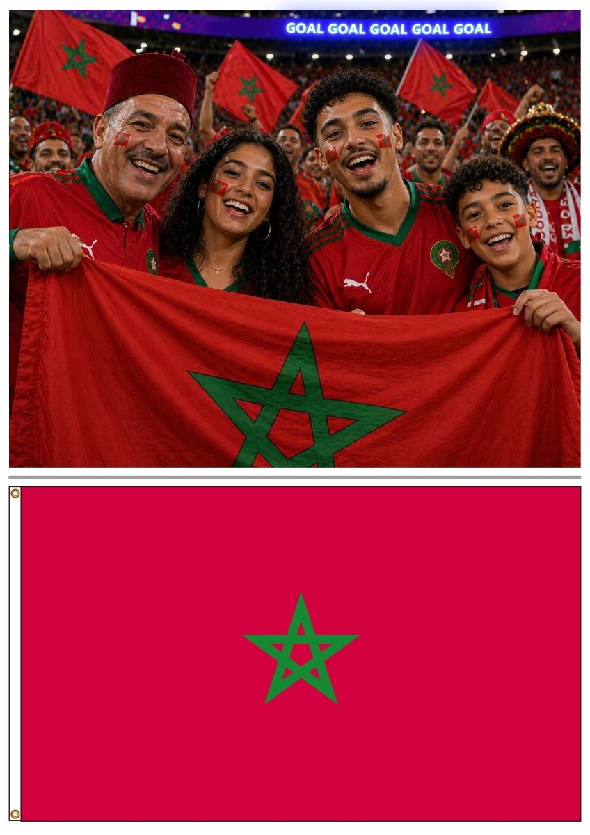 Gamedays Gear Country Flag 3x5 ft - World Cup 2026 Outdoor Wall Flag CF-190