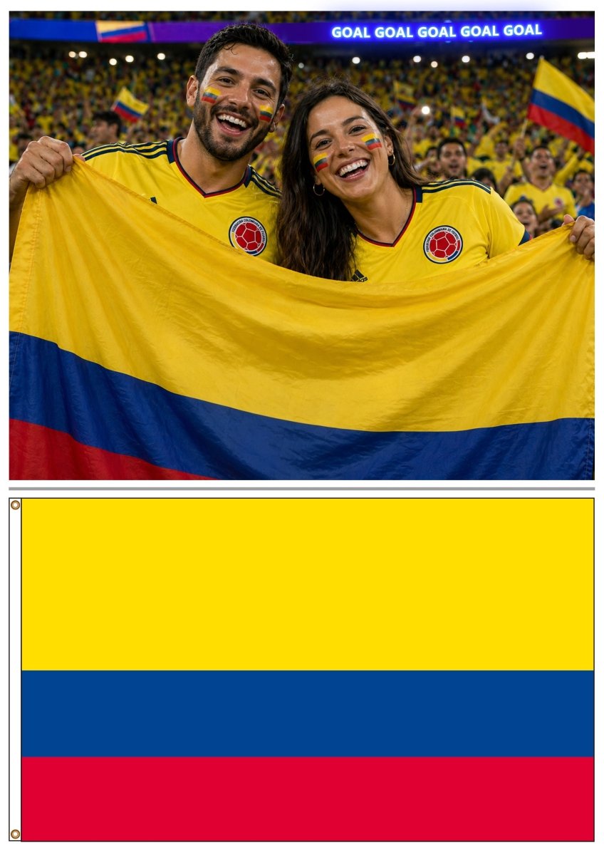 Gamedays Gear Country Flag 3x5 ft - World Cup 2026 Outdoor Wall Flag CF-190