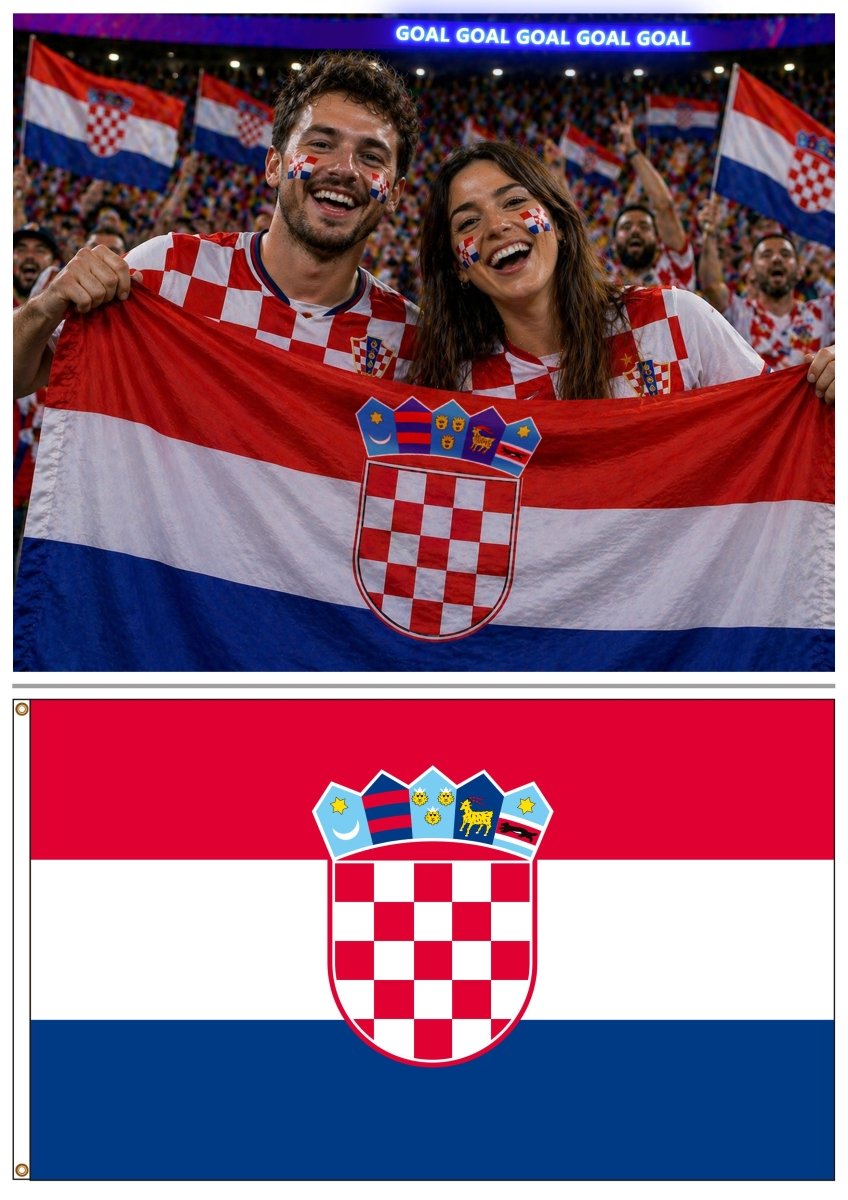 Gamedays Gear Country Flag 3x5 ft - World Cup 2026 Outdoor Wall Flag CF-190