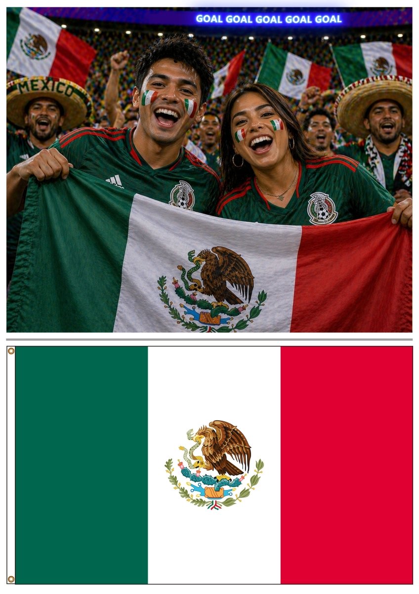 Gamedays Gear Country Flag 3x5 ft - World Cup 2026 Outdoor Wall Flag CF-190