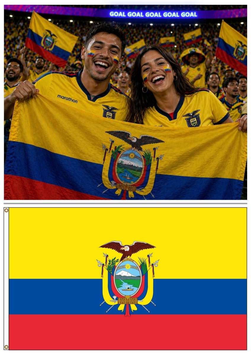 Gamedays Gear Country Flag 3x5 ft - World Cup 2026 Outdoor Wall Flag CF-190