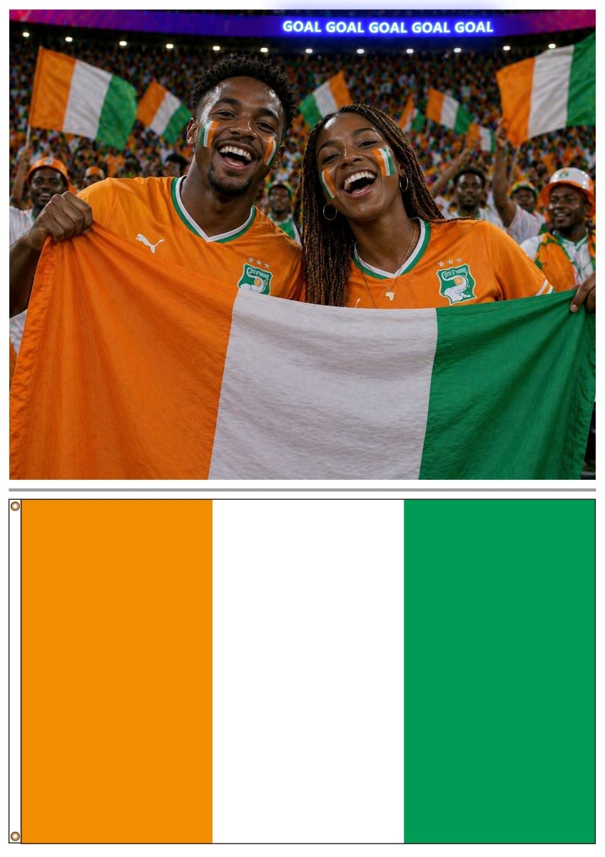 Gamedays Gear Country Flag 3x5 ft - World Cup 2026 Outdoor Wall Flag CF-190