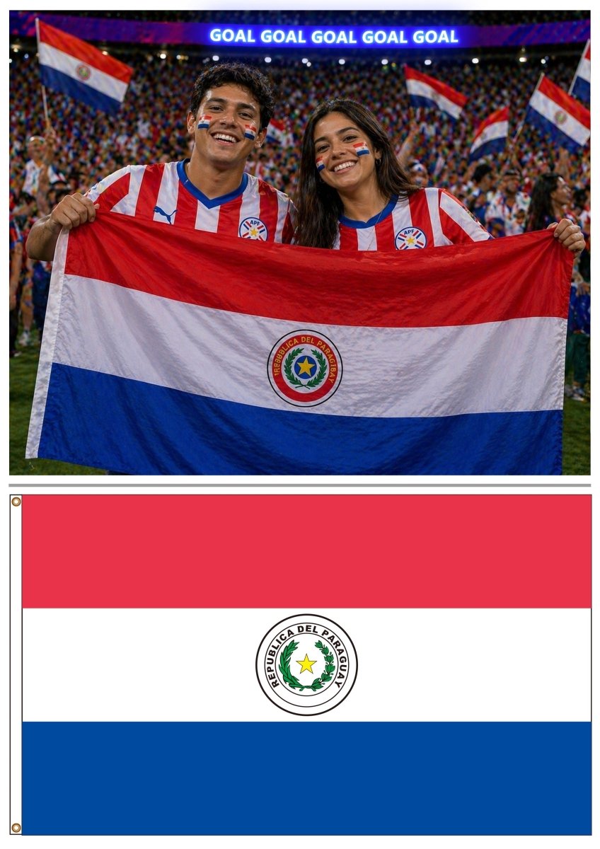 Gamedays Gear Country Flag 3x5 ft - World Cup 2026 Outdoor Wall Flag CF-190