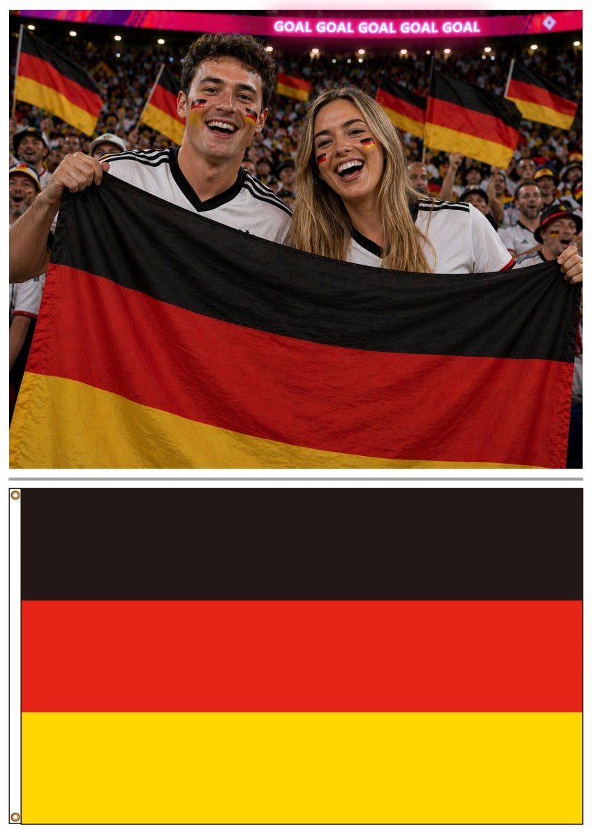 Gamedays Gear Country Flag 3x5 ft - World Cup 2026 Outdoor Wall Flag CF-190