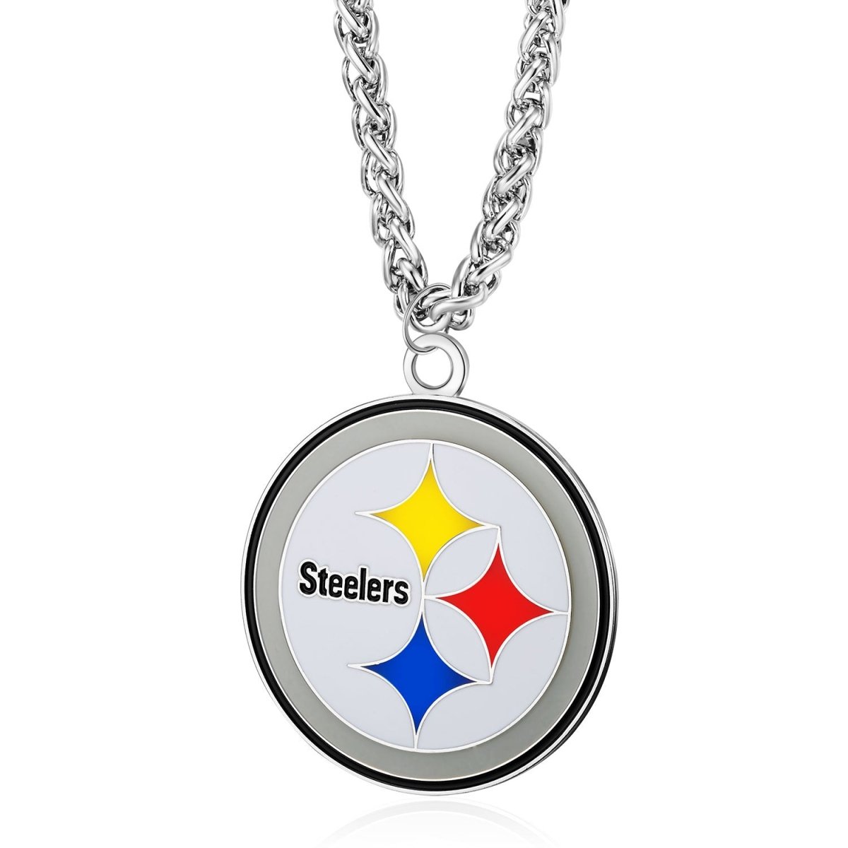 Gamedays Gear Pittsburgh Steelers Primary Team Logo Necklace N010-1025-SI
