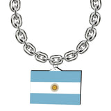 Gamedays Gear World Cup 2026 Country Flag Fan Chain Necklace with Flag Pendant JFCNP-007