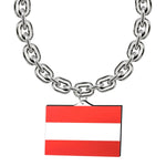 Gamedays Gear World Cup 2026 Country Flag Fan Chain Necklace with Flag Pendant JFCNP-010