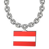 World Cup 2026 Austria Flag Fan Chain Necklace