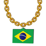 Gamedays Gear World Cup 2026 Country Flag Fan Chain Necklace with Flag Pendant JFCNP-024