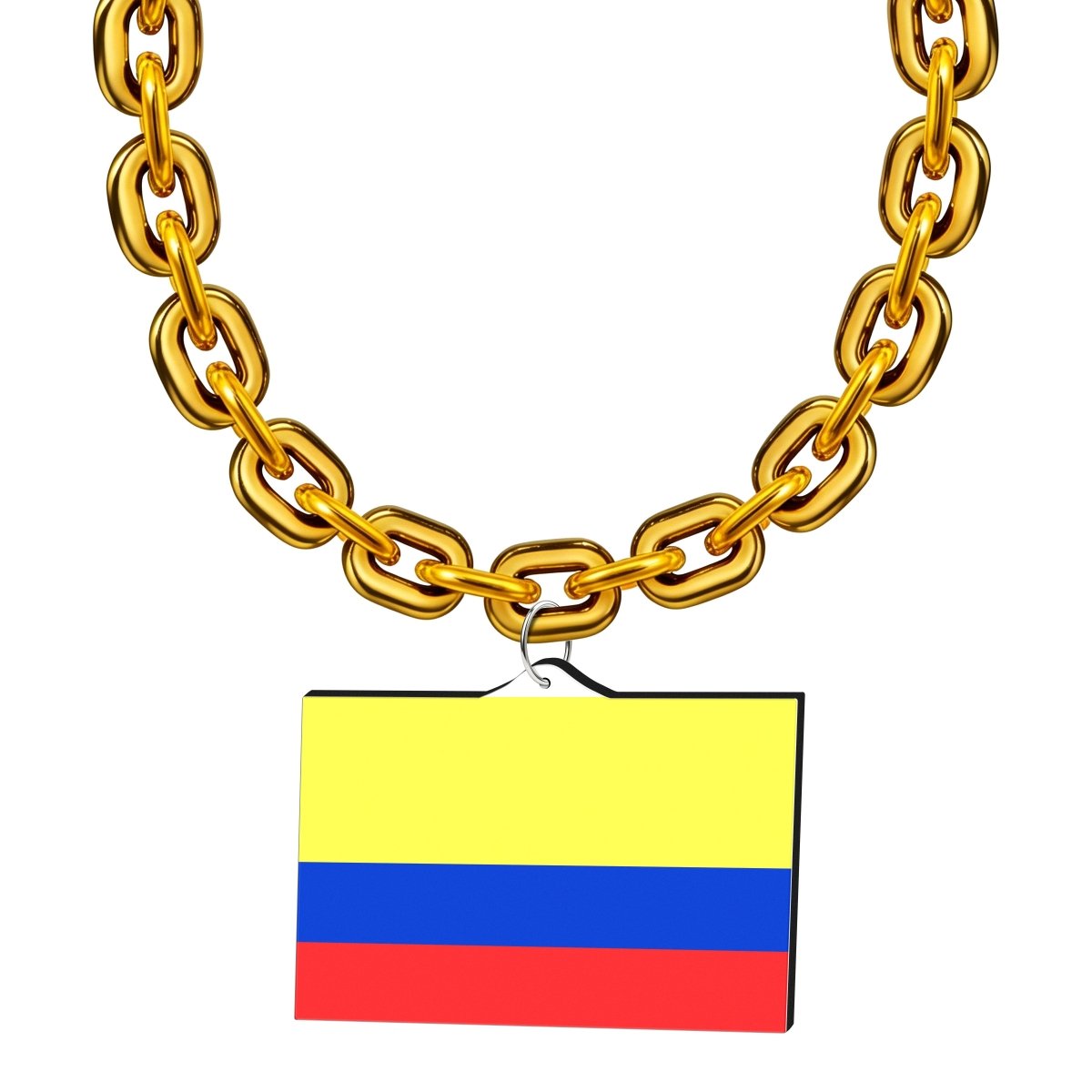 Gamedays Gear World Cup 2026 Country Flag Fan Chain Necklace with Flag Pendant JFCNP-037
