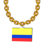 Gamedays Gear World Cup 2026 Country Flag Fan Chain Necklace with Flag Pendant JFCNP-037