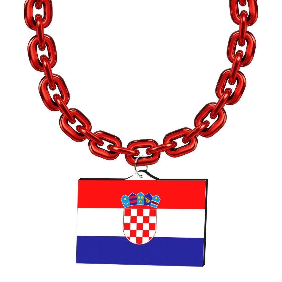 Gamedays Gear World Cup 2026 Country Flag Fan Chain Necklace with Flag Pendant JFCNP-041