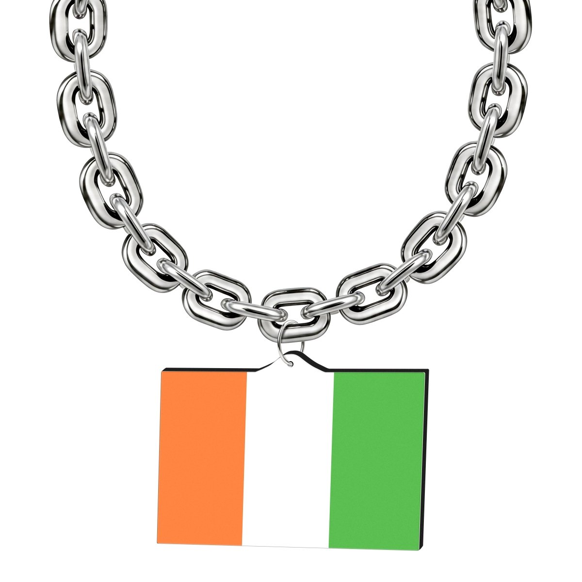 Gamedays Gear World Cup 2026 Country Flag Fan Chain Necklace with Flag Pendant JFCNP-045