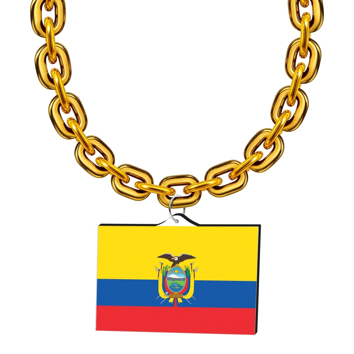Gamedays Gear World Cup 2026 Country Flag Fan Chain Necklace with Flag Pendant JFCNP-051