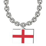 Gamedays Gear World Cup 2026 Country Flag Fan Chain Necklace with Flag Pendant JFCNP-054