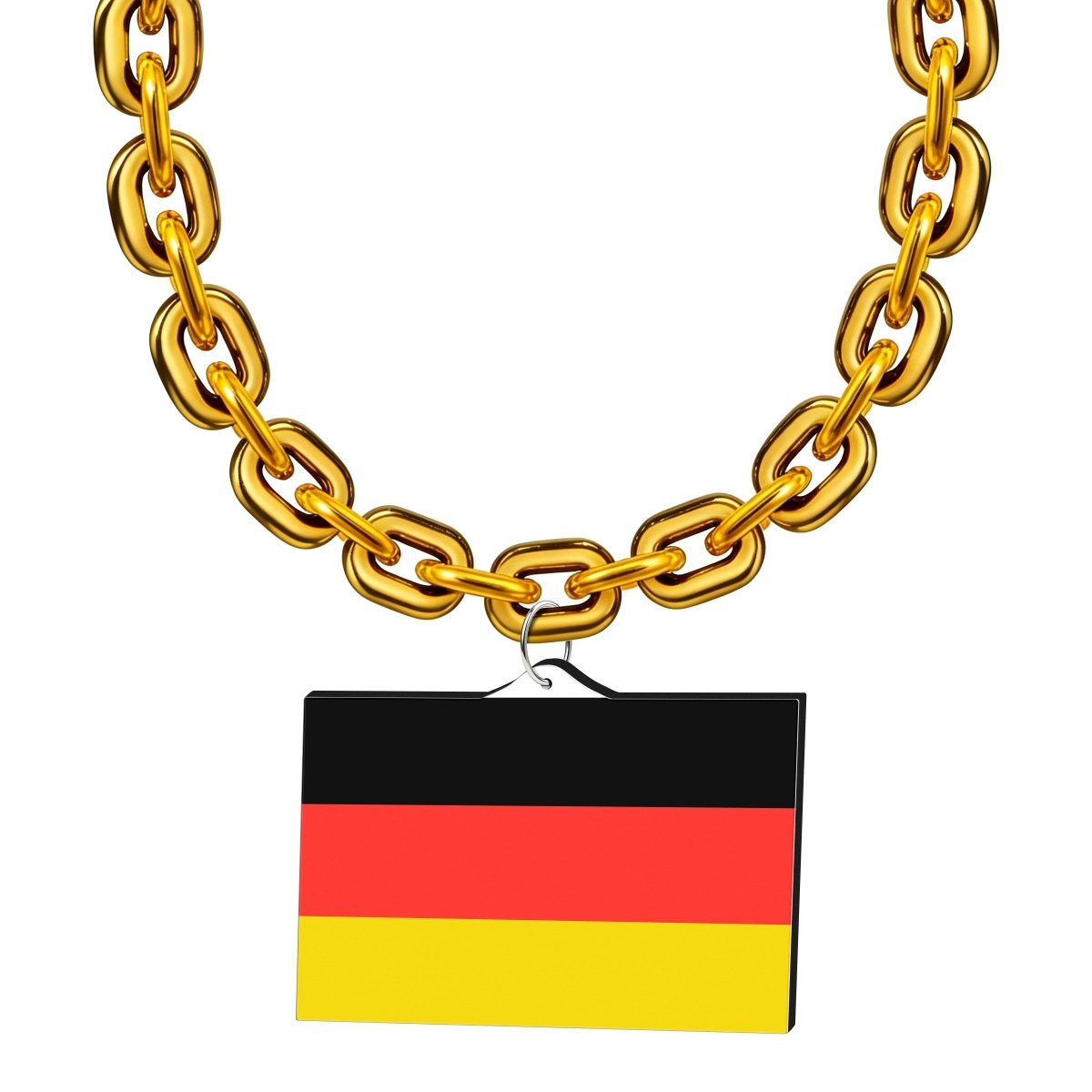 Gamedays Gear World Cup 2026 Country Flag Fan Chain Necklace with Flag Pendant JFCNP-066