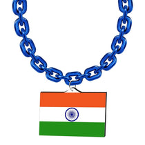 World Cup 2026 India Flag Fan Chain Necklace