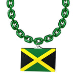 Gamedays Gear World Cup 2026 Country Flag Fan Chain Necklace with Flag Pendant JFCNP-086