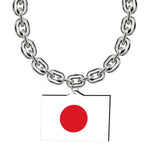 Gamedays Gear World Cup 2026 Country Flag Fan Chain Necklace with Flag Pendant JFCNP-087