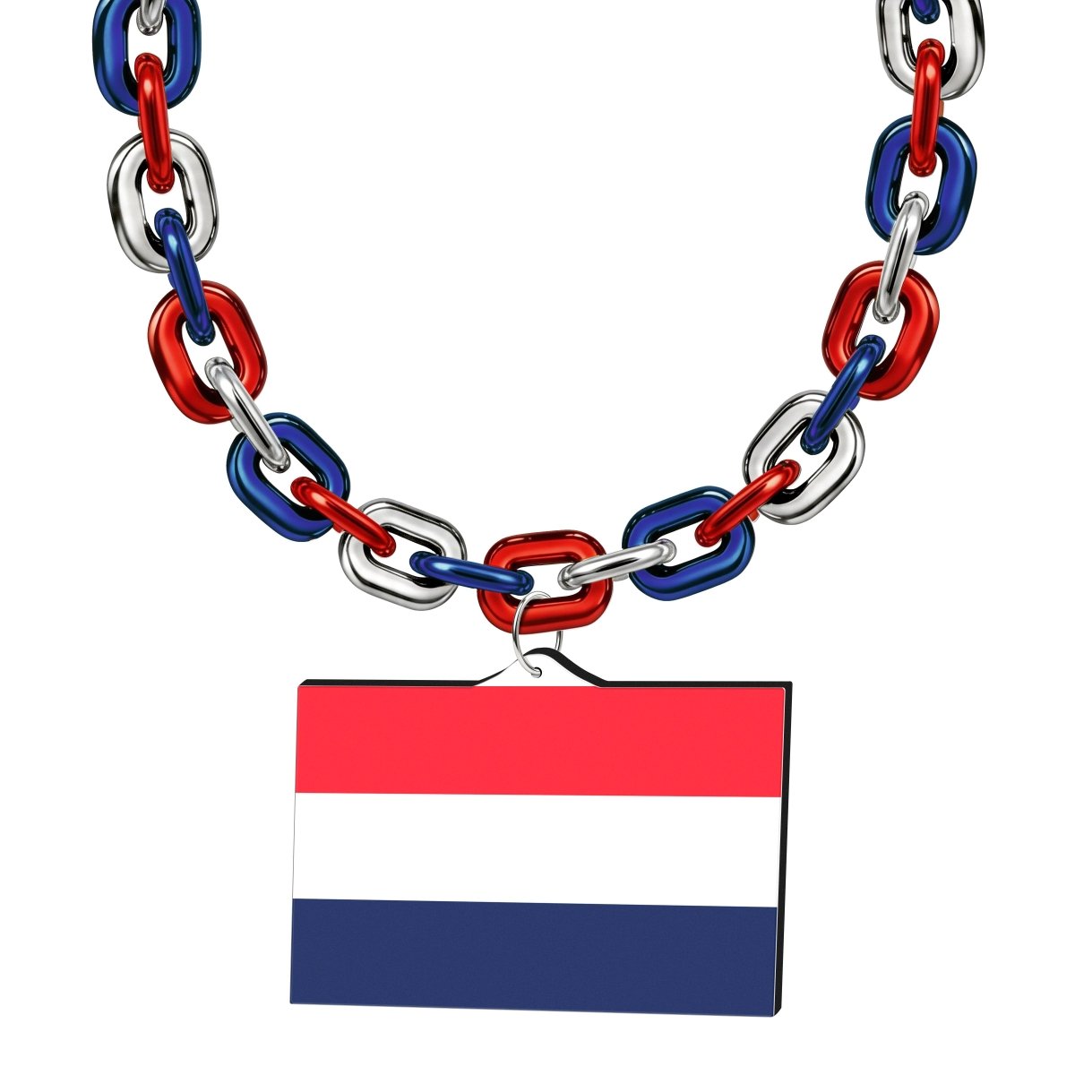 Gamedays Gear World Cup 2026 Country Flag Fan Chain Necklace with Flag Pendant JFCNP-124