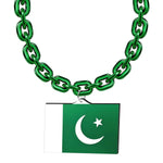 Gamedays Gear World Cup 2026 Country Flag Fan Chain Necklace with Flag Pendant JFCNP-133