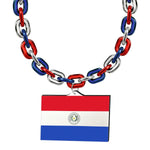 Gamedays Gear World Cup 2026 Country Flag Fan Chain Necklace with Flag Pendant JFCNP-138