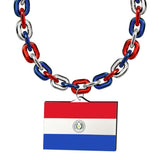 Gamedays Gear World Cup 2026 Country Flag Fan Chain Necklace with Flag Pendant JFCNP-138