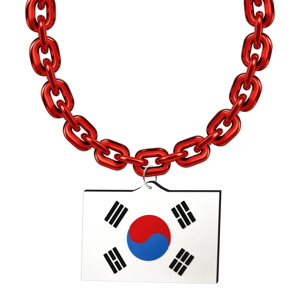 Gamedays Gear World Cup 2026 Country Flag Fan Chain Necklace with Flag Pendant JFCNP-165