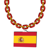 Gamedays Gear World Cup 2026 Country Flag Fan Chain Necklace with Flag Pendant JFCNP-167