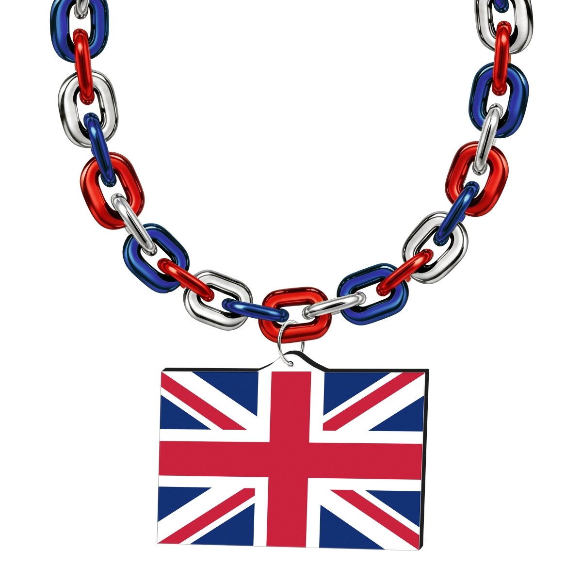 Gamedays Gear World Cup 2026 Country Flag Fan Chain Necklace with Flag Pendant JFCNP-188
