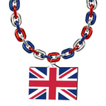 Gamedays Gear World Cup 2026 Country Flag Fan Chain Necklace with Flag Pendant JFCNP-188
