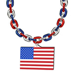 Gamedays Gear World Cup 2026 Country Flag Fan Chain Necklace with Flag Pendant JFCNP-189