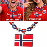Gamedays Gear World Cup 2026 Country Flag Fan Chain Necklace with Flag Pendant JFCNP-190