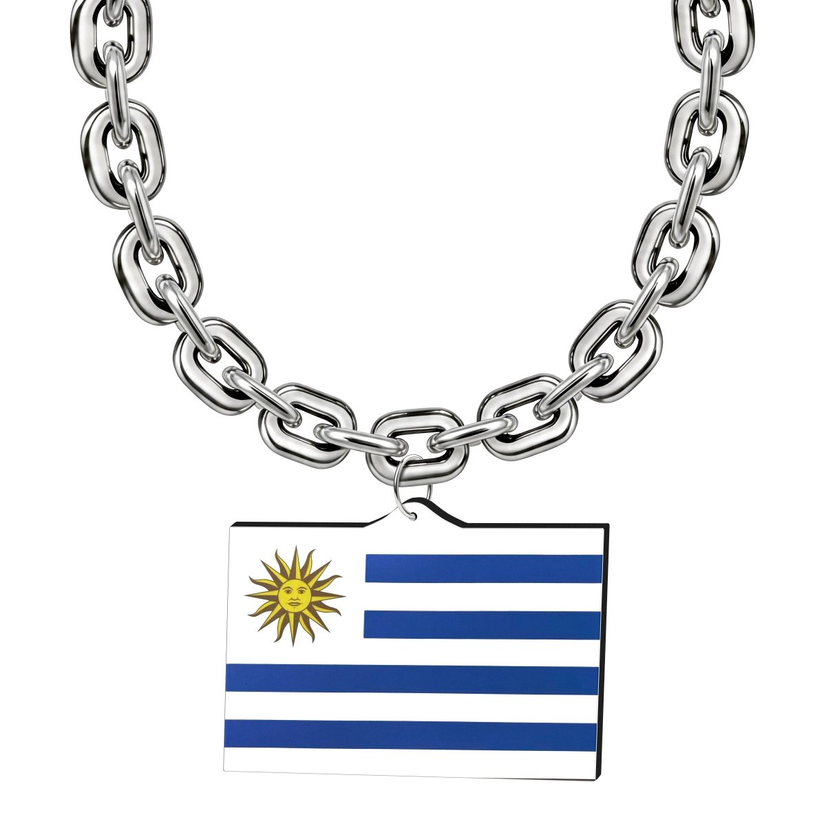 Gamedays Gear World Cup 2026 Country Flag Fan Chain Necklace with Flag Pendant JFCNP-190