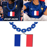 Gamedays Gear World Cup 2026 Country Flag Fan Chain Necklace with Flag Pendant JFCNP-190