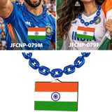 Gamedays Gear World Cup 2026 Country Flag Fan Chain Necklace with Flag Pendant JFCNP-190