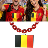 Gamedays Gear World Cup 2026 Country Flag Fan Chain Necklace with Flag Pendant JFCNP-190