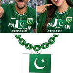 Gamedays Gear World Cup 2026 Country Flag Fan Chain Necklace with Flag Pendant JFCNP-190