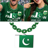 Gamedays Gear World Cup 2026 Country Flag Fan Chain Necklace with Flag Pendant JFCNP-190