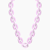 Jumbo Fan Chain Necklace - Gamedays Gear - Baby Pink