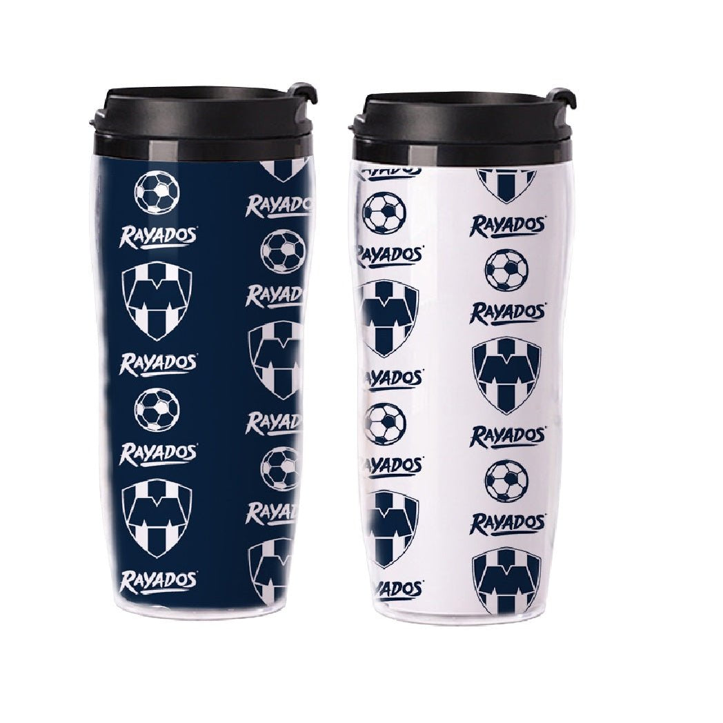 CF Monterrey 16 Oz. Plastic Double Wall Tumbler with Flip Lid 2 Pack