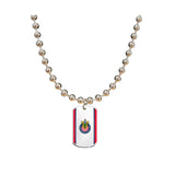 Gamedays Gear La Liga MX 6mm Ball Chain Dog Tag 30" Necklace LLMX - NT001 - 7002