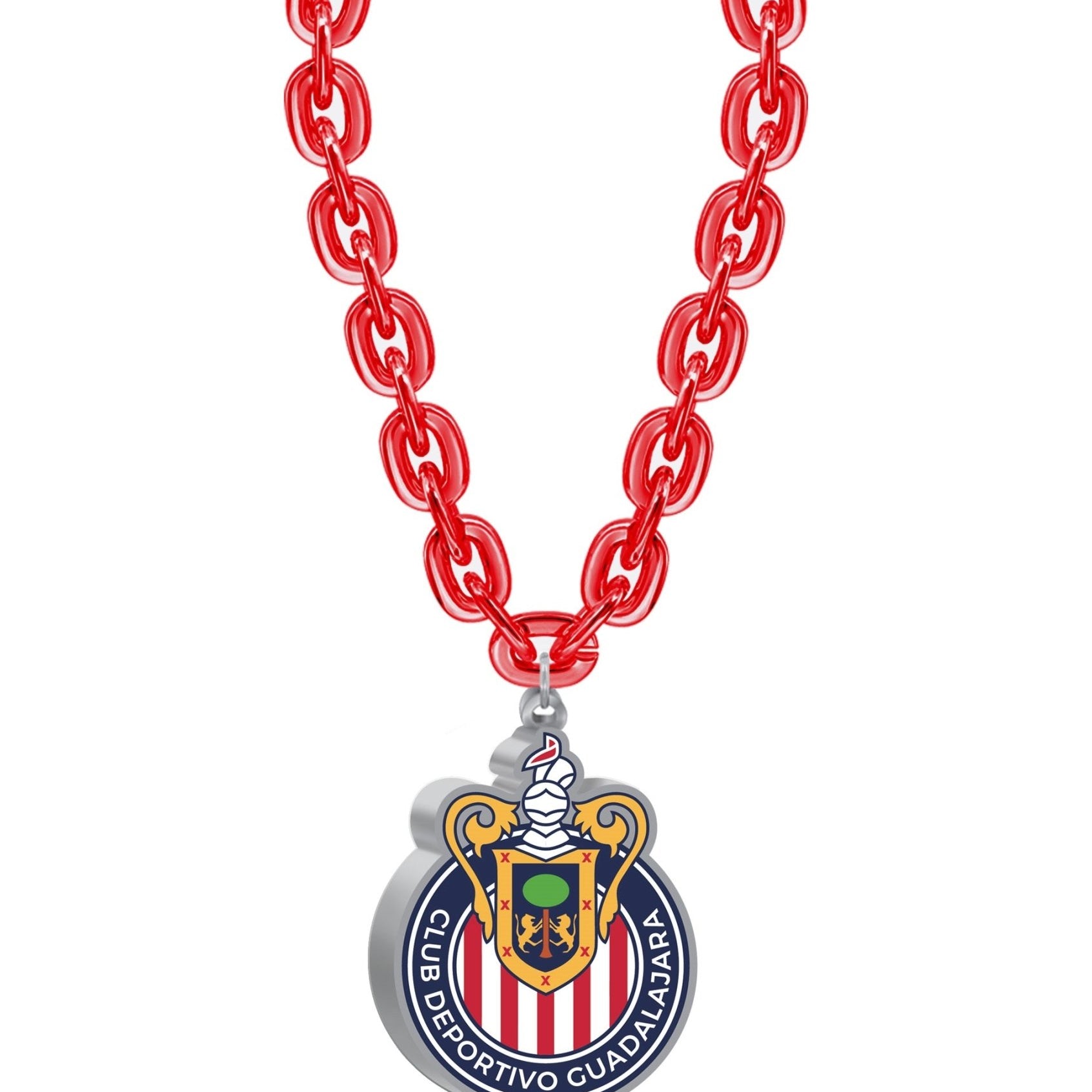 Gamedays Gear La Liga MX Jumbo Fan Chain & Pendant Necklace LLMX - JFCNP - 7002