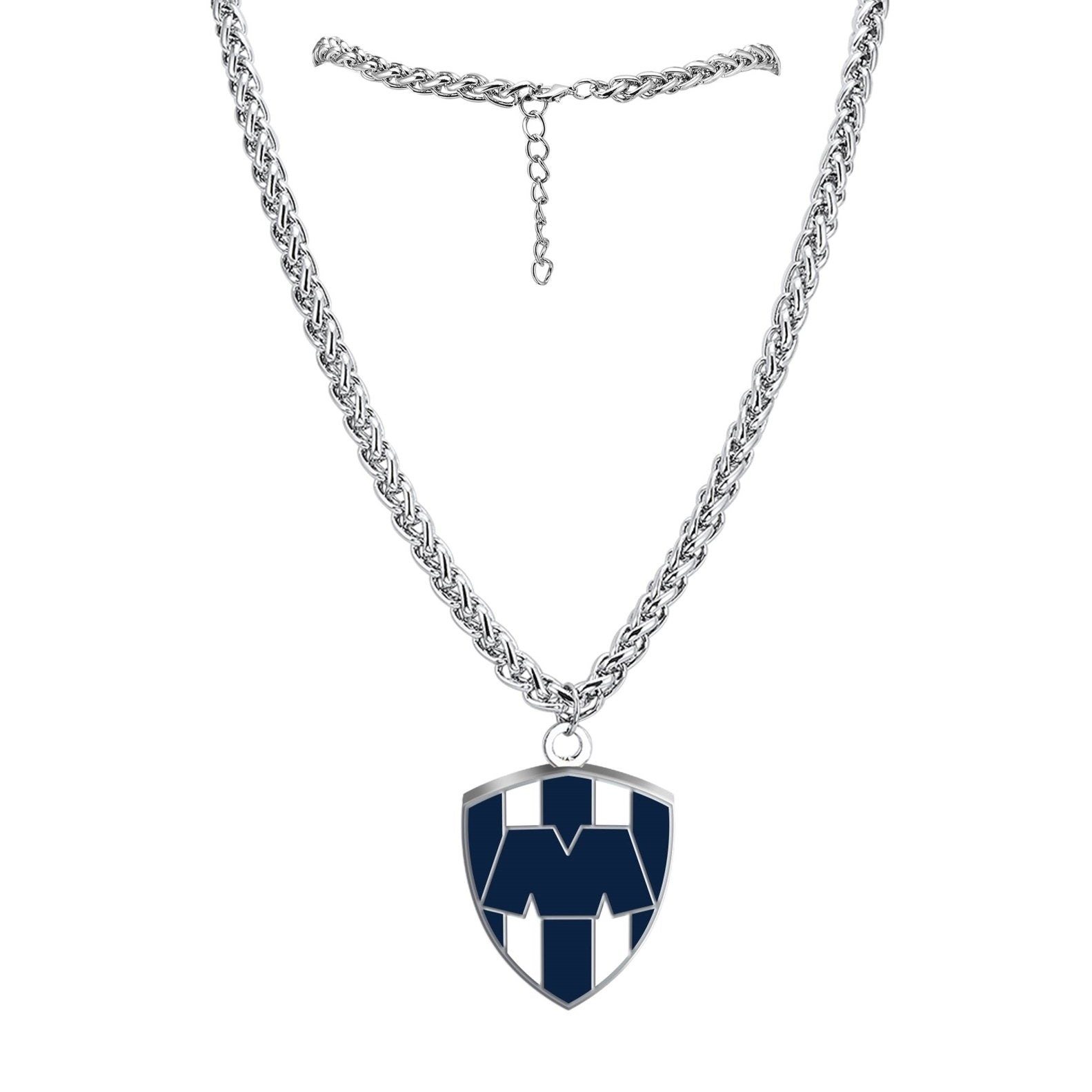 CF Monterrey Large Primary Team Logo 30" + 2" Extension Necklace