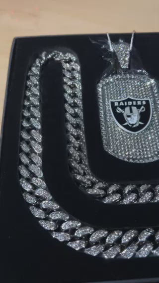 NFL Bling Dog Tag Necklace
